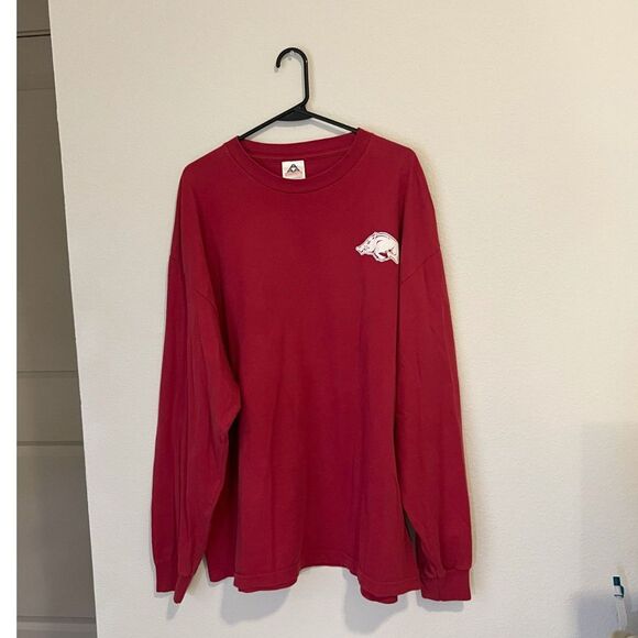 Arkansas Razorbacks Long Sleeve Vintage Shirt - Picture 9 of 10